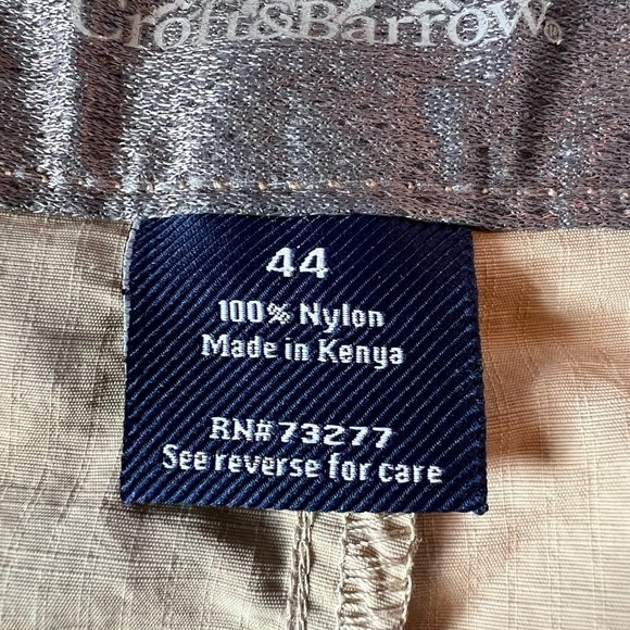 Men’s Nylon Khaki Cargo Shorts SZ 44 - Picture 7 of 7